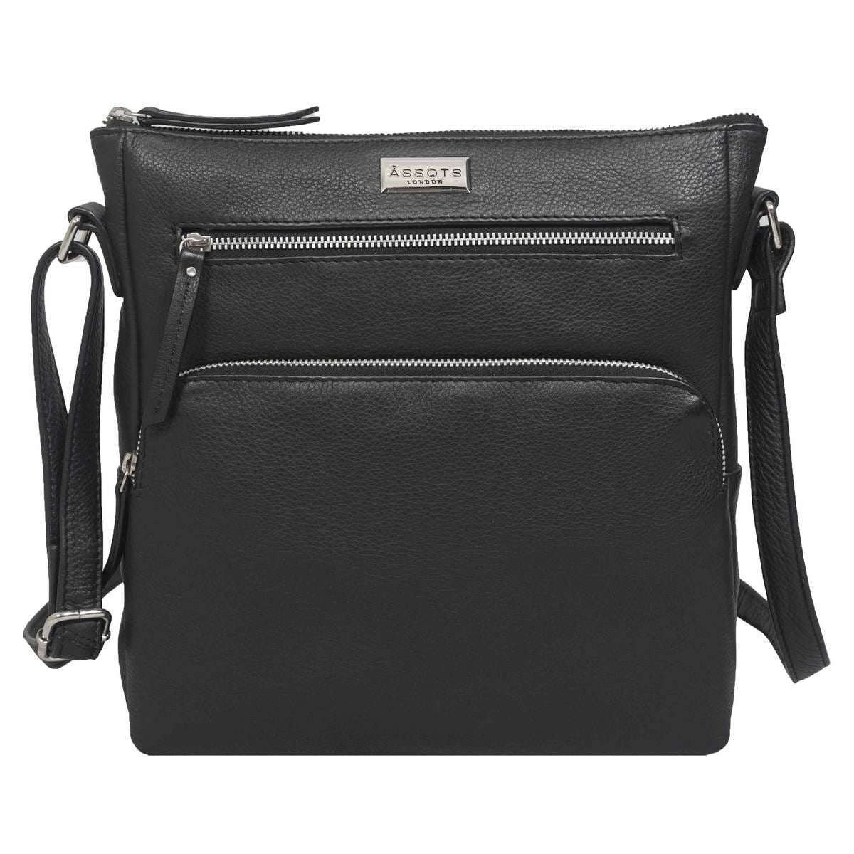 Assots London 'betty' Tan Zip Top Mini Pebble Grain Leather Backpack