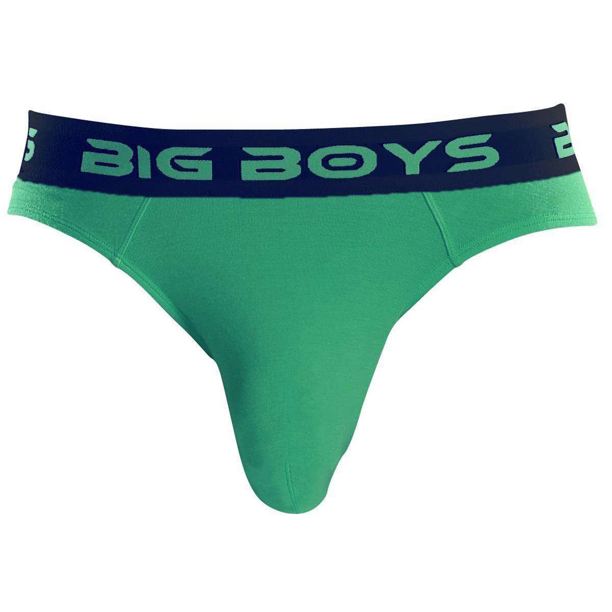 Big Boys Low Rise Briefs - Green