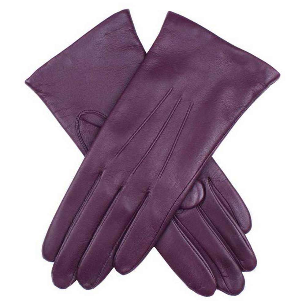 Dents Womens Emma Classic Hairsheep Leather Gloves Amethyst