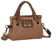 Zede Pont des Arts Xs Cross Body Bag - Camel Brown