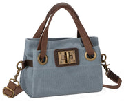 Zede Pont des Arts XS Cross Body Bag - Blaugrau