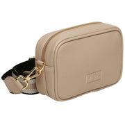 Alice Wheeler London Mini Camera Crossbody Bag - Stone Beige