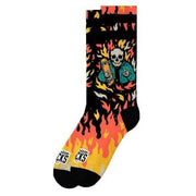 American Socks Welcome to Hell Mid High Socks - Black