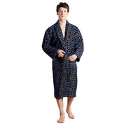 Bown of London Agean Dressing Gown - Blue/Gold