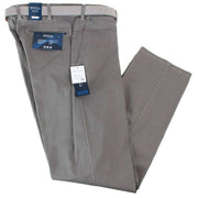 BRUHL Parma B Textured Cotton Chinos - Brown