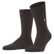 Burlington Dover Socks - Brown Mel