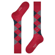 Burlington Manchester Knee High Socks - Passion Red