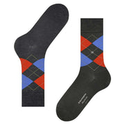 Burlington Manchester Socks - Dark Rock Grey