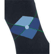 Burlington Multi King Socks - Marine Navy