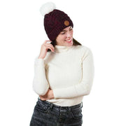 Cabaia Brick Lane Beanie - Burgundy Lurex