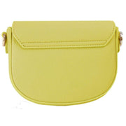 David Jones Small Full Flap Turnlock Across Body Bag - Lemon Green