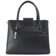 David Jones Tab Over Formal Tote Bag - Black