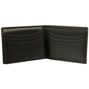 David Van Hagen Tweed Detail ID Wallet - Black/Grey