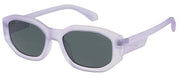 Lunettes de soleil rectangulaires étroites Geo-Cut SUPERDRY - Purple