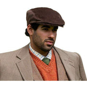 Dents Corduroy Flat Cap - Brown