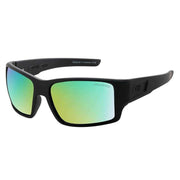 Dirty Dog Chill Sunglasses - Satin Black/Grey/Green Fusion