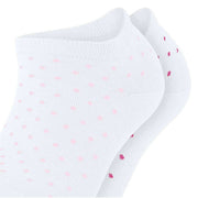 Esprit Fine Dot 2 Pack Sneaker Socks - Cream