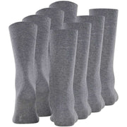 Esprit Solid 4 Pack Socks - Light Grey Mel