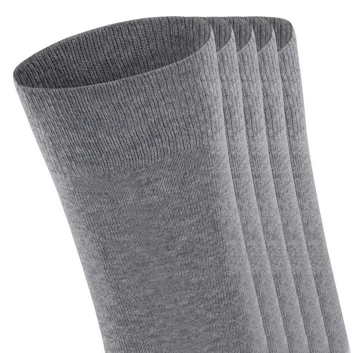 Mens Esprit Light Grey Uni 5 Pack Socks – KJ Beckett