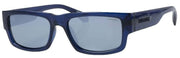 Superdry 90S Inspiré des lunettes de soleil rectangulaires et bleu et bleu