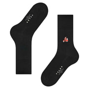 Falke Airport Driving Santa Socks - Black