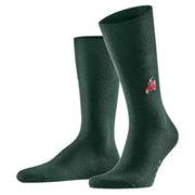 Falke Airport Driving Santa Socks - Hunter Green