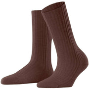 Falke Cosy Wool Boot Socks - Cinnamon Brown