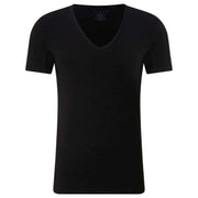 Falke Daily Climate Control Deep V-Neck T-Shirt - Black