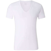 Falke Daily Climate Control Deep V-Neck T-Shirt - White