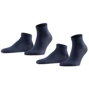 Falke Happy 2 Pack Sneaker Socks - Dark Navy