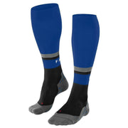 Falke RU Compression Energy Running Knee-High W2 Socks - Blue/Black