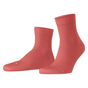 Falke Run Rib Short Socks - Lobster Red