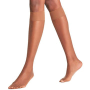 Falke Shelina 12 Denier Knee High Socks - Hazel Brown