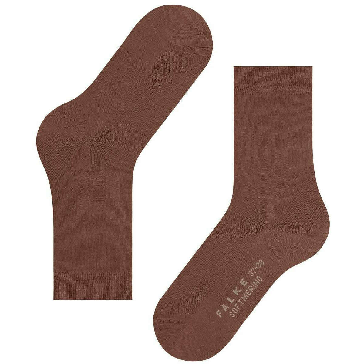 Falke Softmerino Overknee Socks - Dark Brown