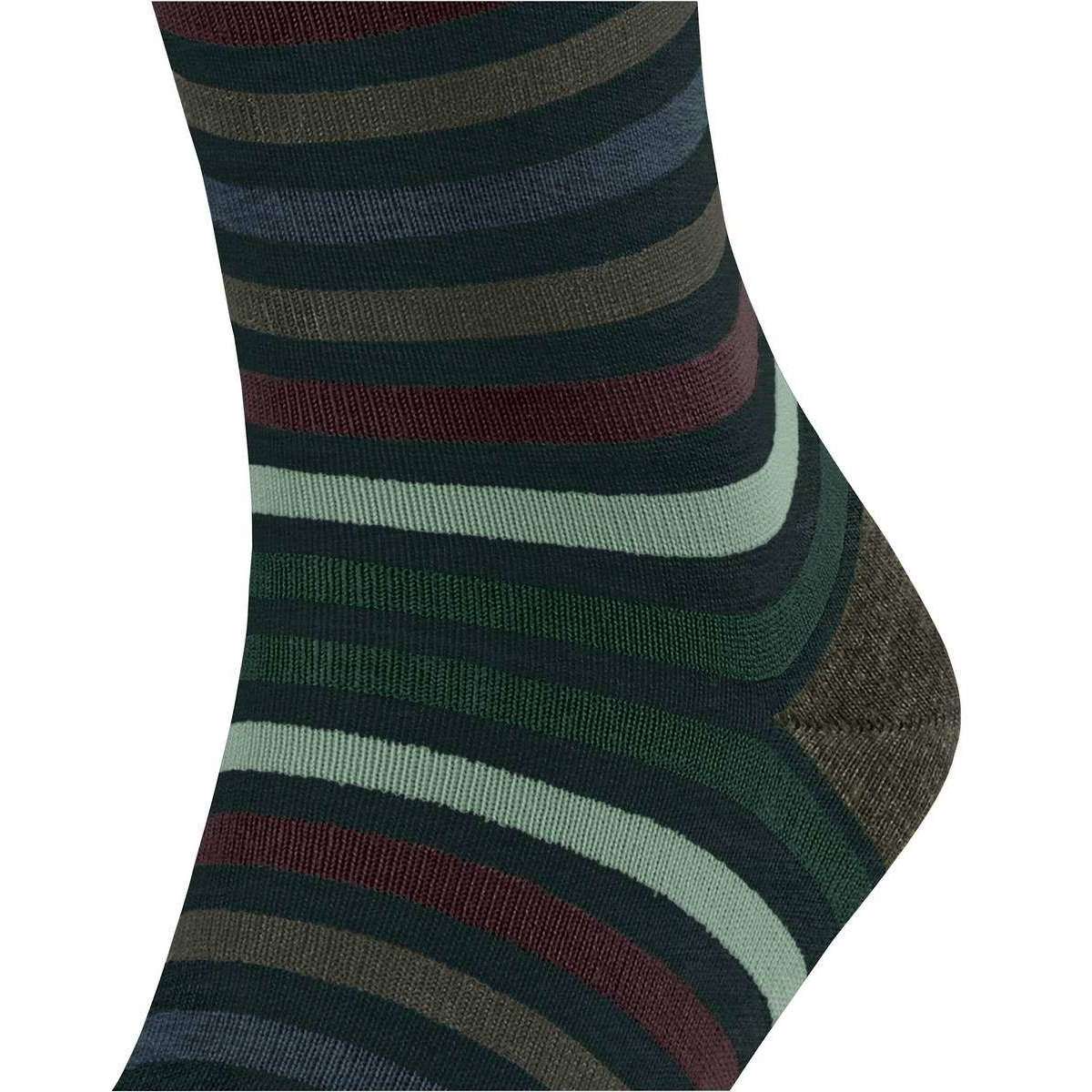 Mens Wald Green Falke Tinted Stripe Socks – KJ Beckett