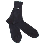 Fred Perry Classic Laurel Wreath Socks - Black/Snow White