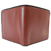 Fred Perry Coated Billfold Wallet - Whiskey Brown