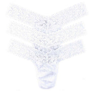 Hanky Panky Signature Lace 3 Pack Low Rise Thong - White