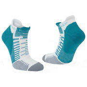 Hilly Active Socklets - Teal Green/White