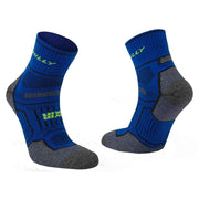 Hilly Twin Skin Anklet Socks - Cobalt Blue/Grey Marl