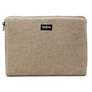 Hindbag Ava Medium Wool 15inch Laptop Case - Beige