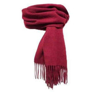 Knightsbridge Neckwear Plain Soft Wool Scarf - Burgundy