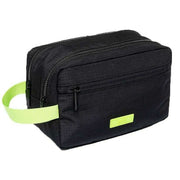 Lefrik Kei Ripstop Double Wash Bag - Black Lime