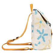 Lefrik Scout Mini Daisy Backpack - Cream/Blue/Yellow