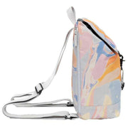 Lefrik Scout Mini Marble Backpack - Blue/Orange/Yellow