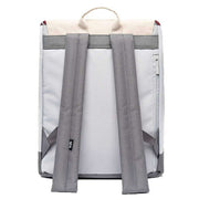 Lefrik Scout Stripes Concrete Block Backpack - Grey/Light Grey/Cream