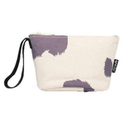 Lefrik Zoid Small and Medium Pack Cow Print Wash Bag - Cream/Grey