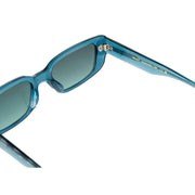 MessyWeekend Grace Sunglasses - Turquoise/Gradient Green