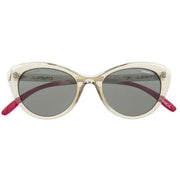 O'Neill 9011 2.0 Classic Cat Eye Sunglasses - Clear/Red