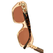 Powder Luxe Rylee Sunglasses - Nude/Tortoiseshell Brown